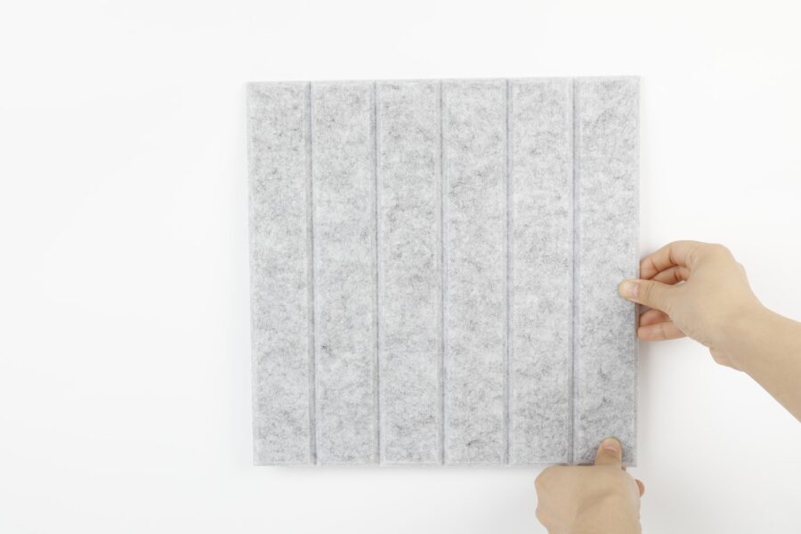 Pinboard-Set, 4-tlg., Filz, hellgrau/ – Ansicht 7