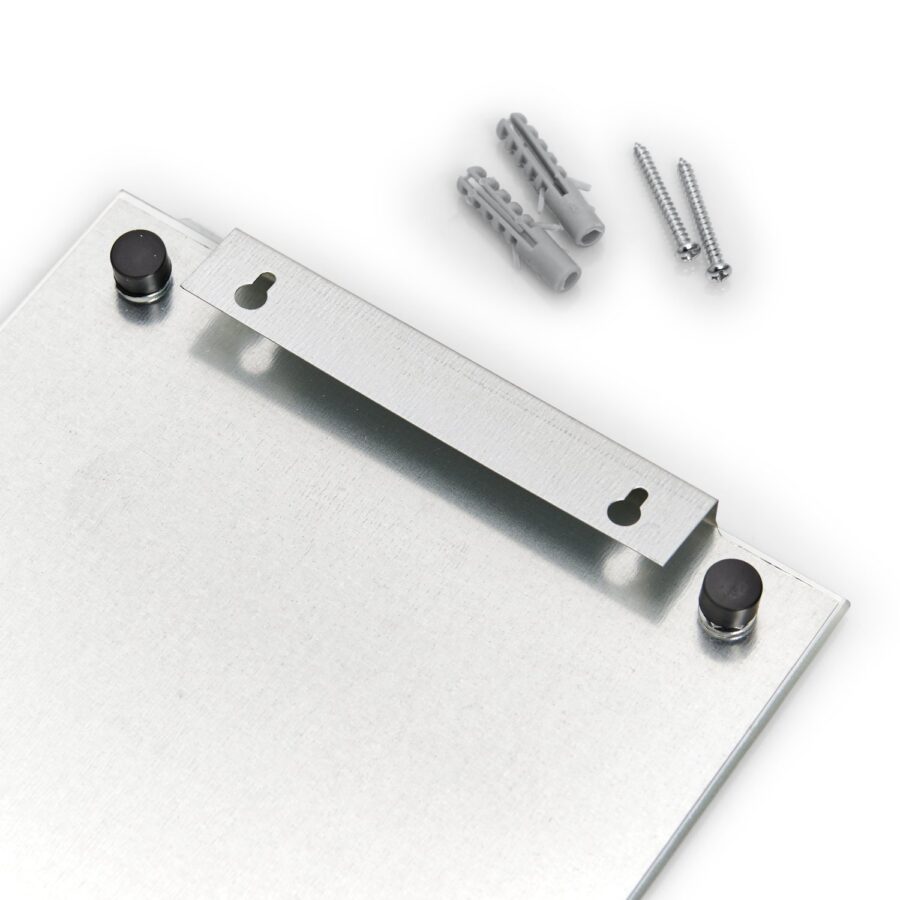 Memoboard m. Haken, Glas, schwarz – Ansicht 3