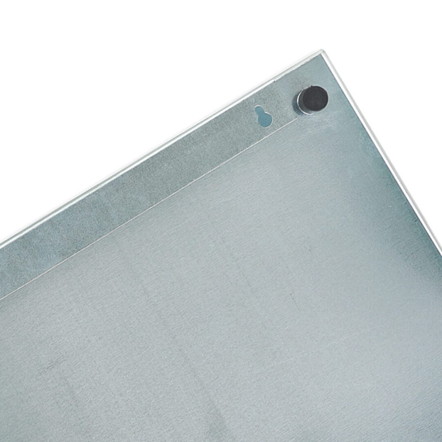 Memoboard 'Schiefer', Glas, grau – Ansicht 2