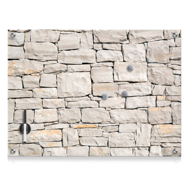 Memoboard "Stone", Glas