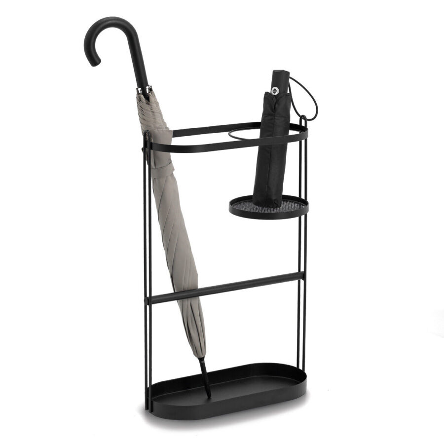 Schirmständer, Metall, schwarz – Ansicht 2