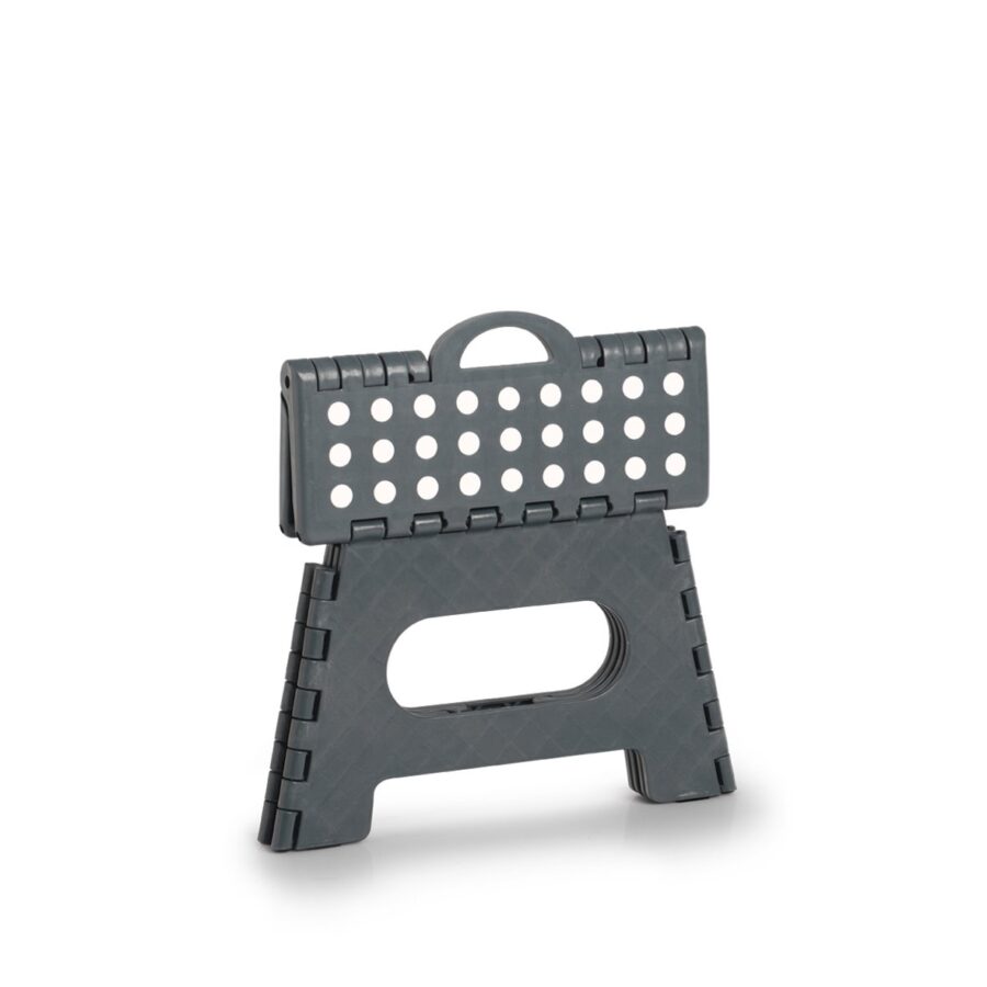 Klapphocker, Kunststoff, anthrazit – Ansicht 2