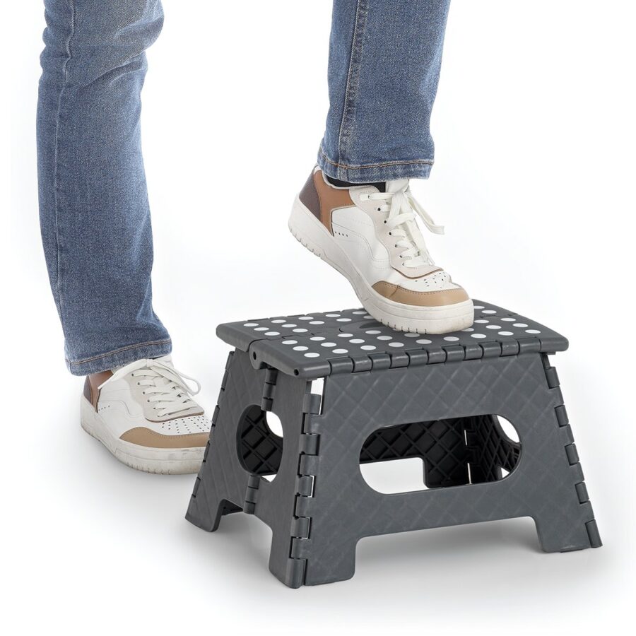 Klapphocker, Kunststoff, anthrazit – Ansicht 5