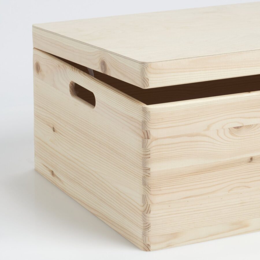 Allzweckkiste m. Deckel, Nadelholz – Ansicht 6