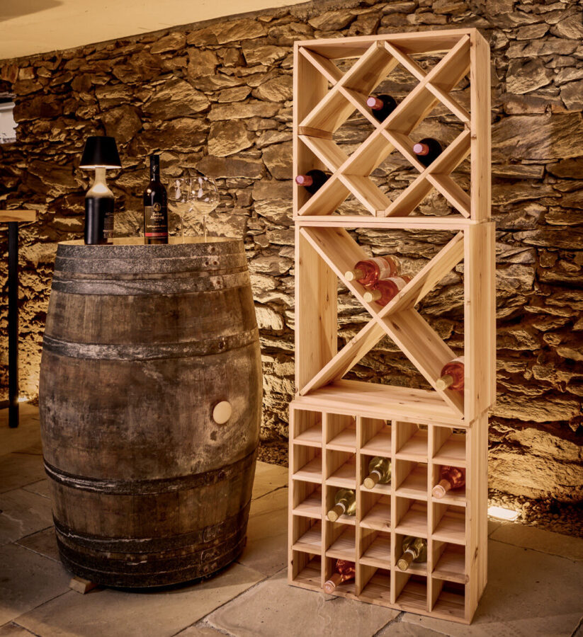 Weinregal, Nadelholz – Lifestyle 1