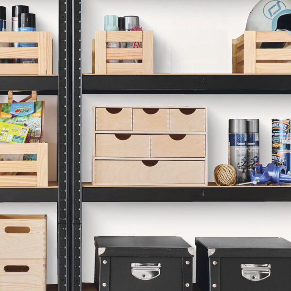 Schubladenelement, 6-er, Birke – Lifestyle 1