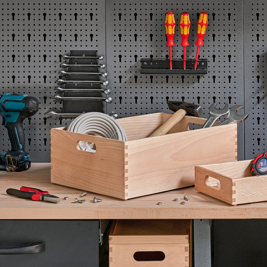 Allzweckkiste, Buche lackiert – Lifestyle 1