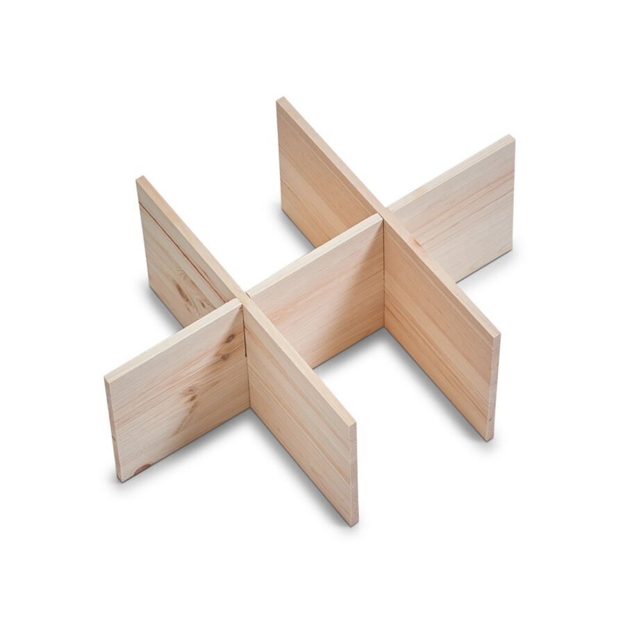 Allzweckkisten-Set m. Deckel, 3-tlg., Nadelholz – Ansicht 3