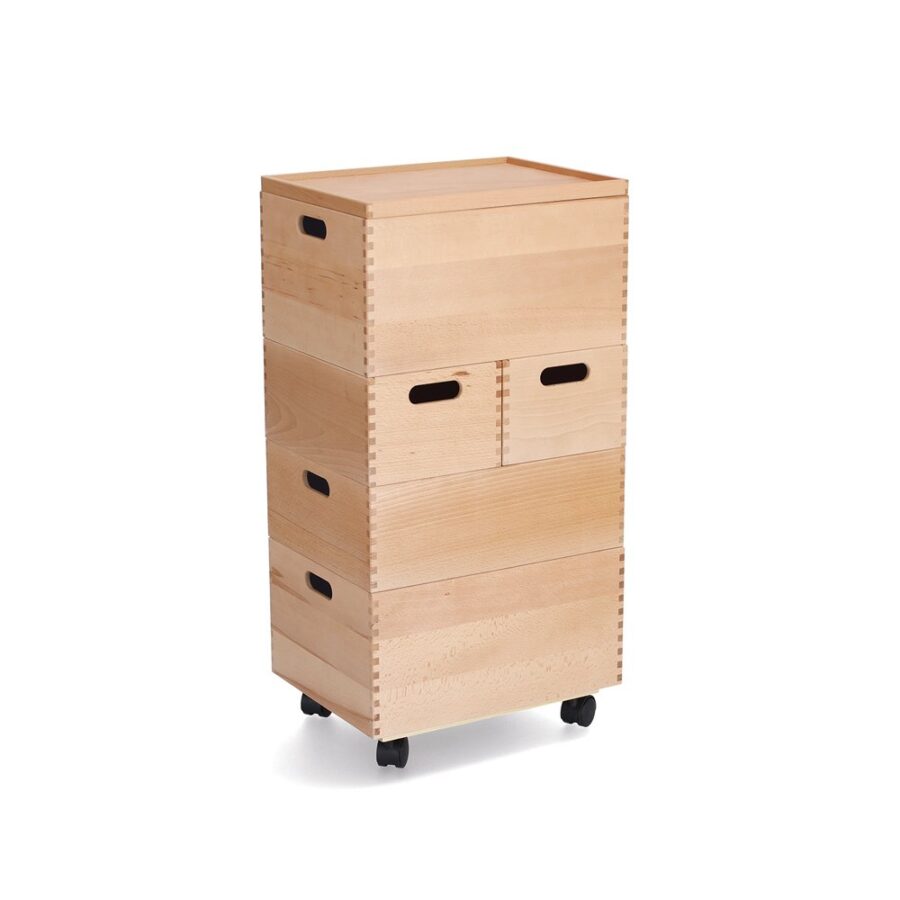 Rollbrett f. Allzweckkiste, Kiefer/Kunststoff – Ansicht 7