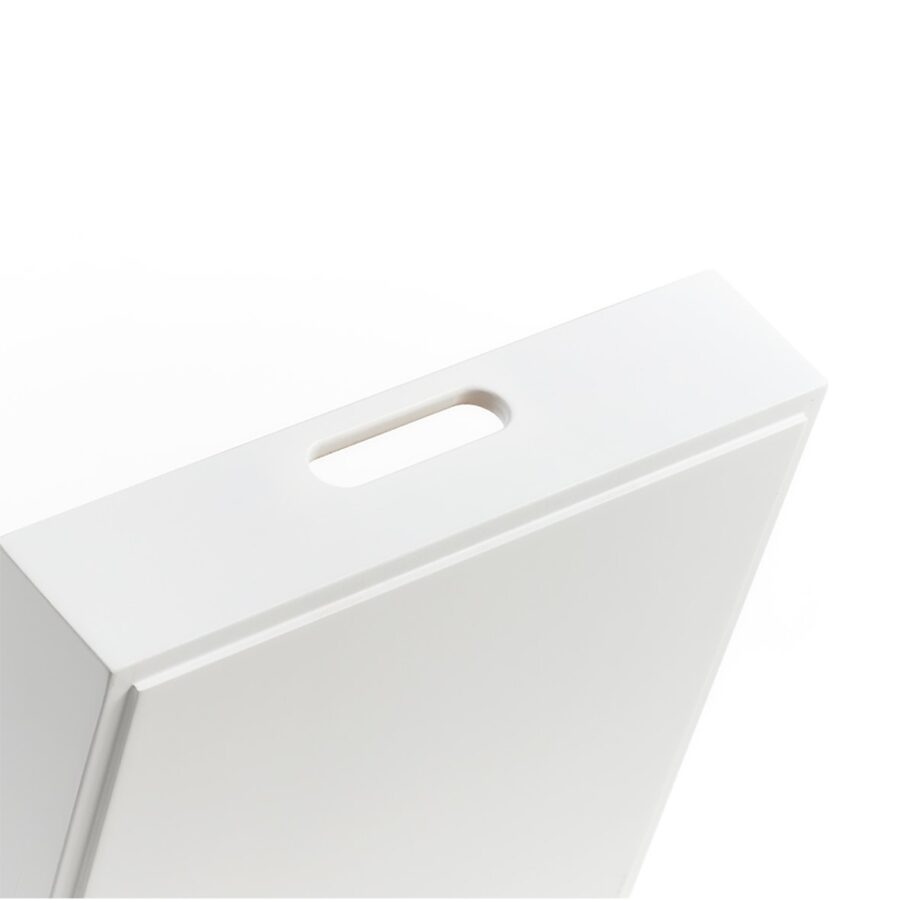 Aufbewahrungskiste, Bambus, weiß – Ansicht 4