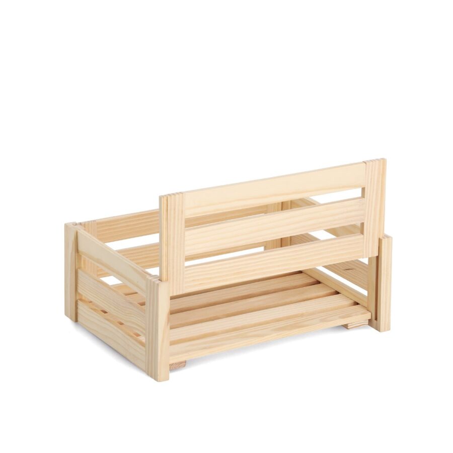 Aufbewahrungskiste 'Leisten', Kiefer – Ansicht 3