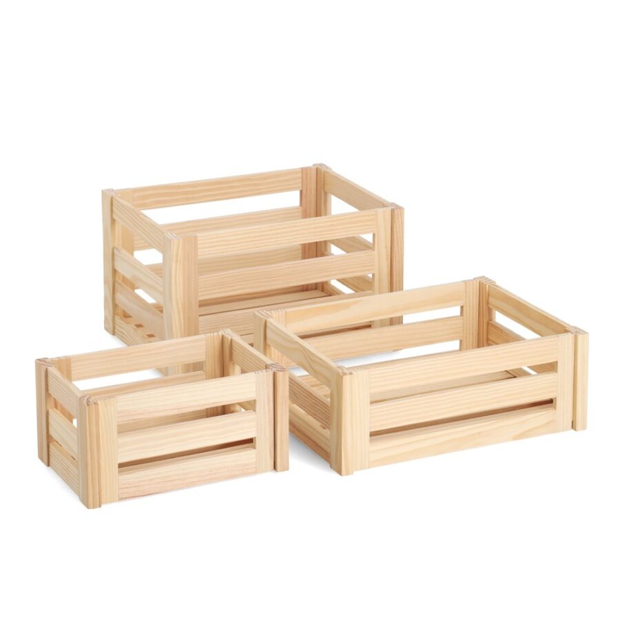 Aufbewahrungskiste 'Leisten', Kiefer – Ansicht 4