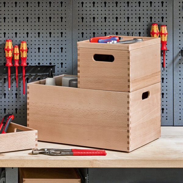 Deckel f. Allzweckkiste, Buche – Lifestyle 1