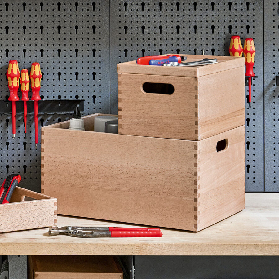 Deckel f. Allzweckkiste, Buche – Lifestyle 1