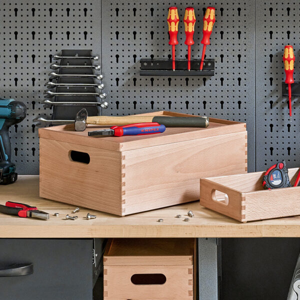 Deckel f. Allzweckkiste, Buche – Lifestyle 1