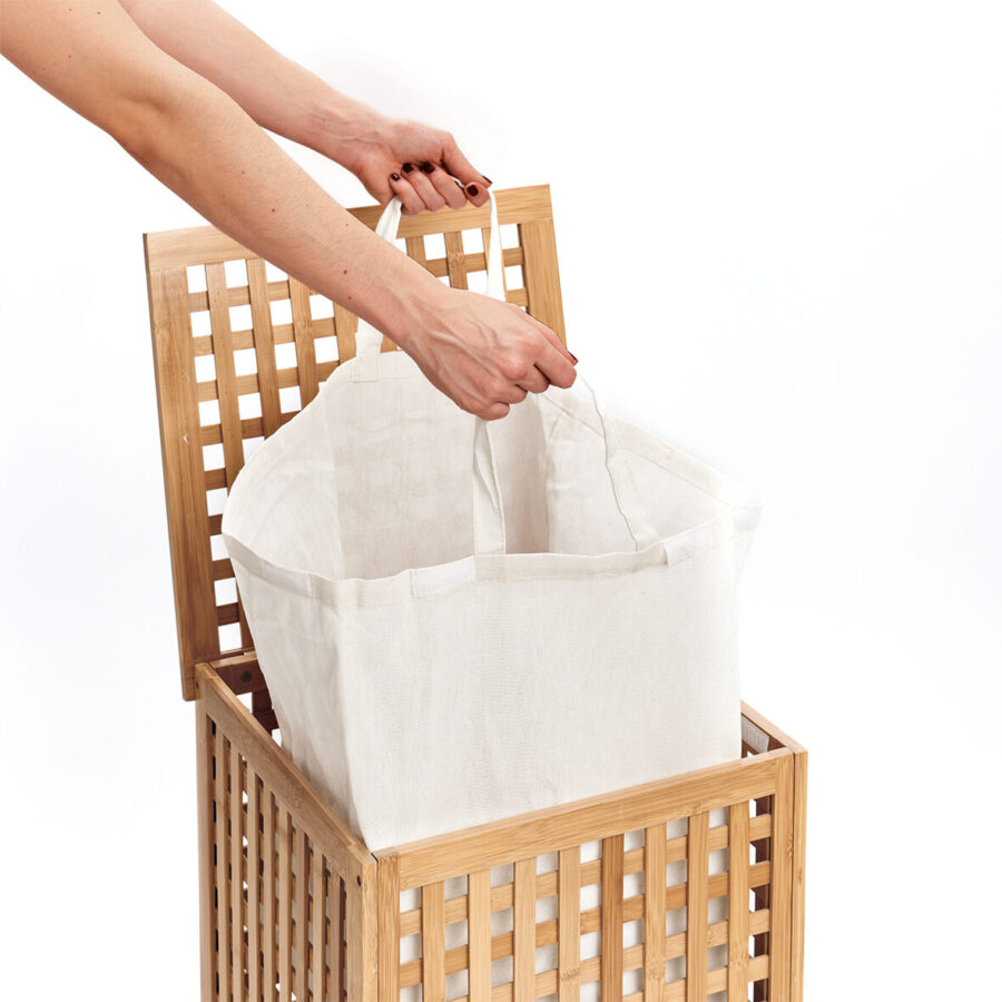 Wäschesammler, Bambus – Ansicht 3