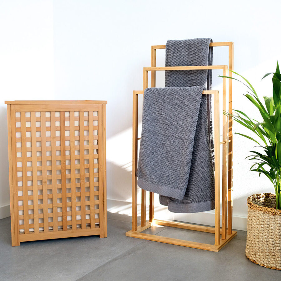 Wäschesammler, Bambus – Lifestyle 1