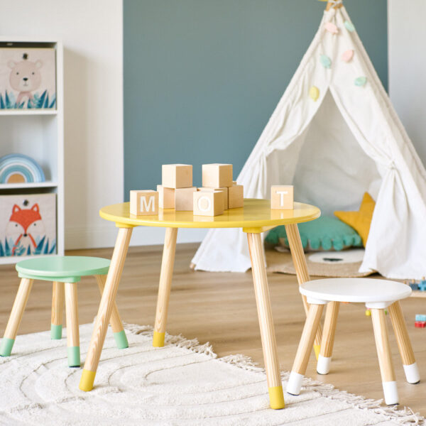 Kinder-Sitzgarnitur, 3-tlg., MDF/Kiefer – Lifestyle 1