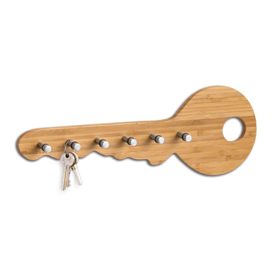 Schlüsselboard, Bambus/Aluminium – Ansicht 2