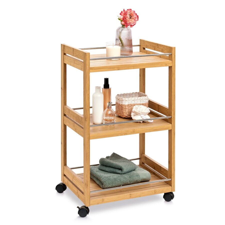 Rollwagen, Bambus/Metall – Ansicht 3