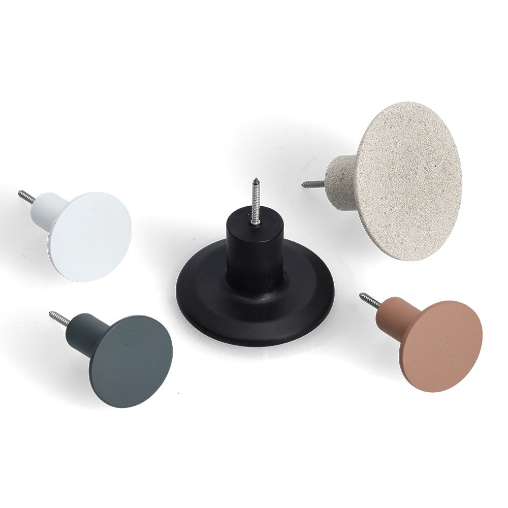 Wandhaken-Set, 5-tlg., Polyresin/Metall