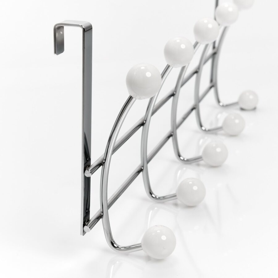 Türhängeleiste, 5-er, Metall verchromt – Ansicht 3