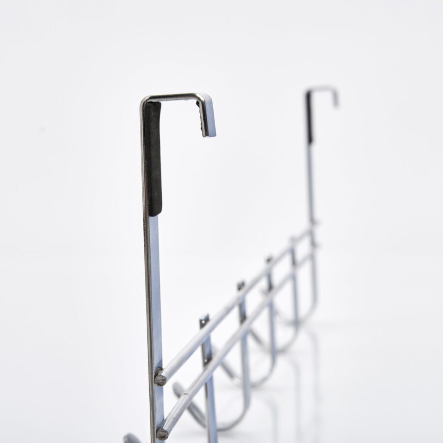 Türhängeleiste, 6-er, Metall verchromt – Ansicht 3