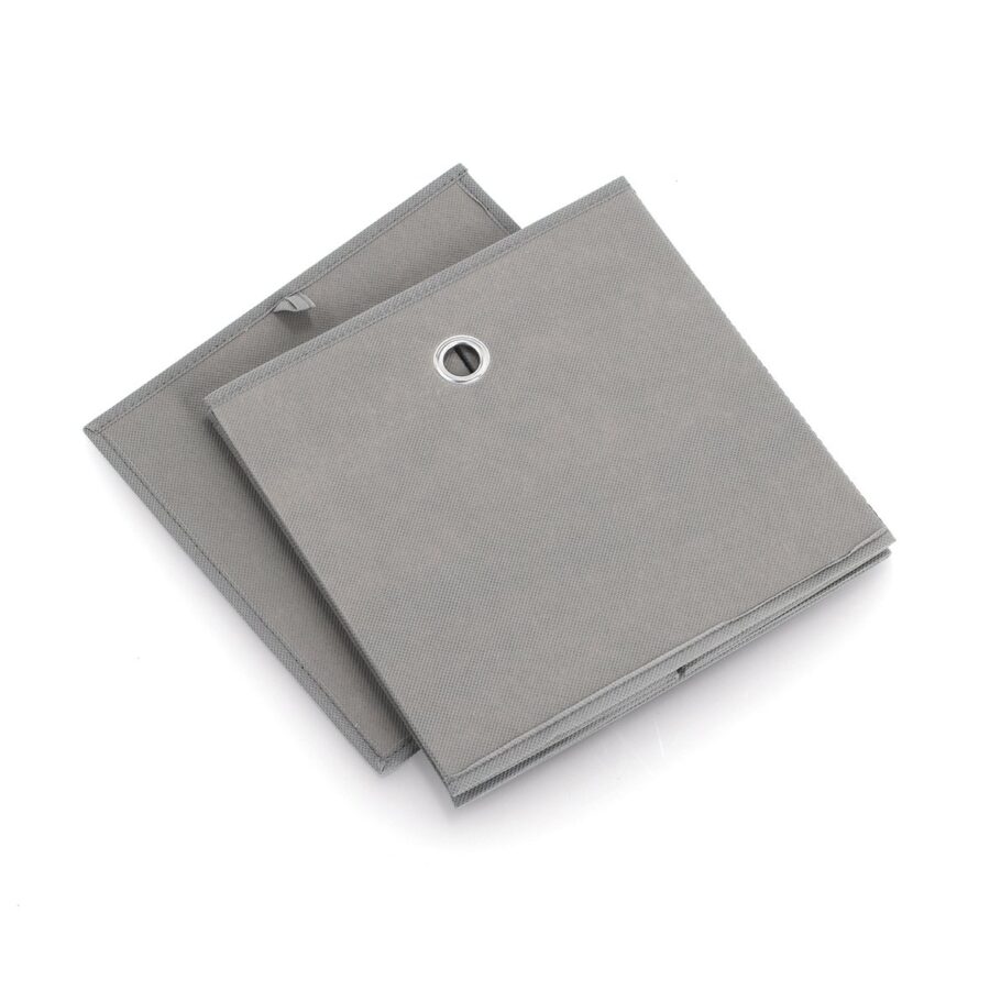 Aufbewahrungsbox, Vlies, grau – Ansicht 2