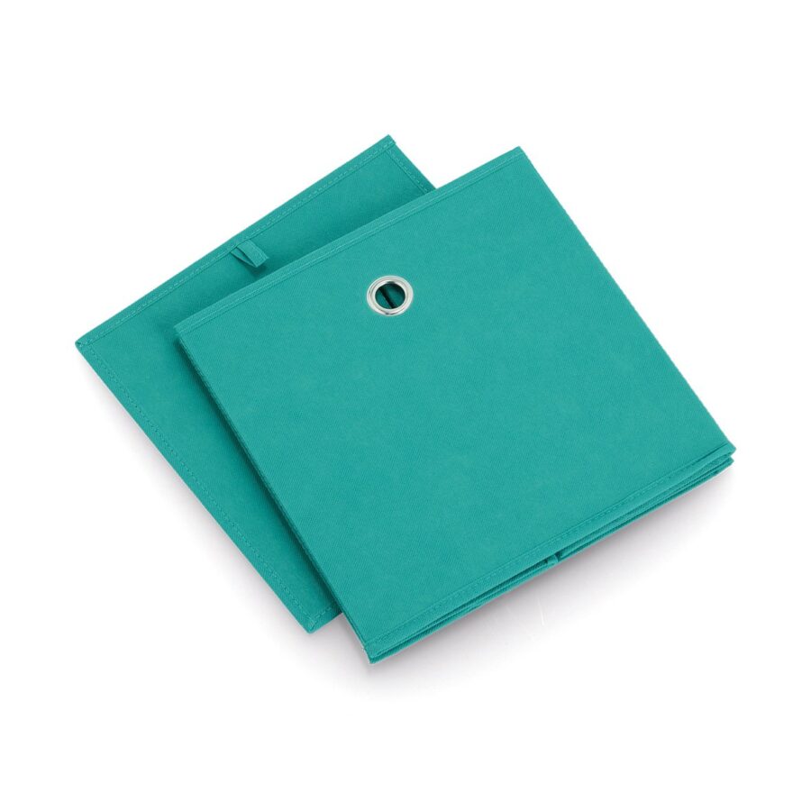 Aufbewahrungsbox, Vlies, petrol – Ansicht 2