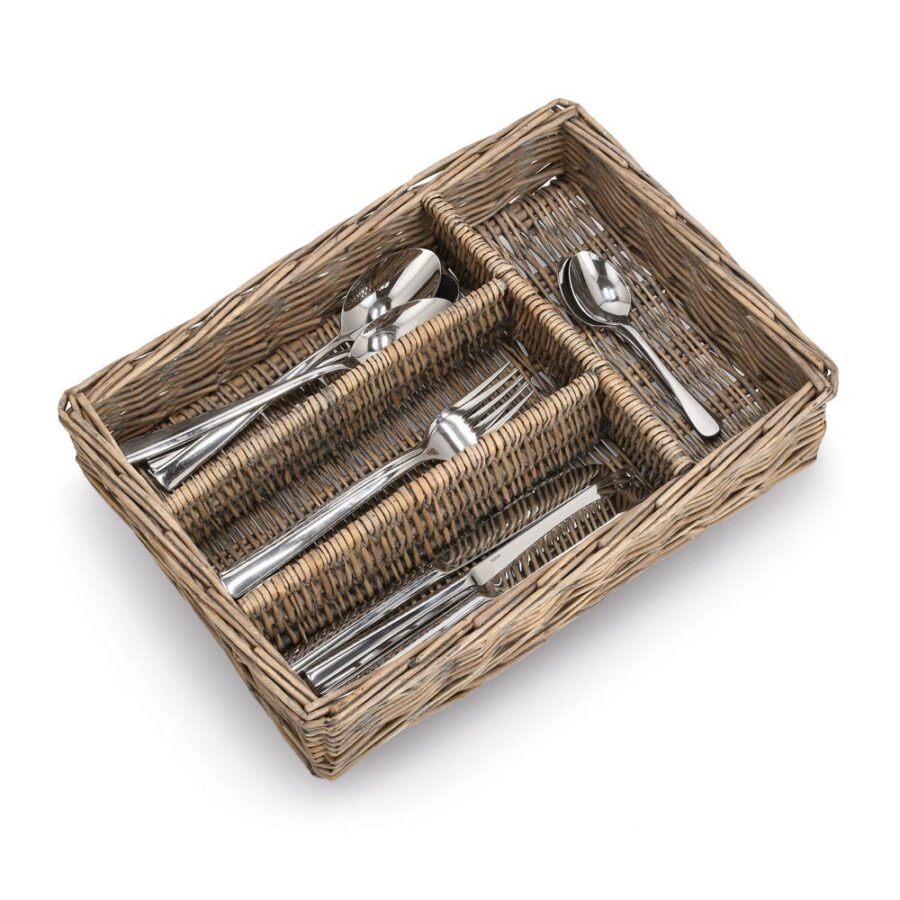 Besteckkorb, Weide – Ansicht 2