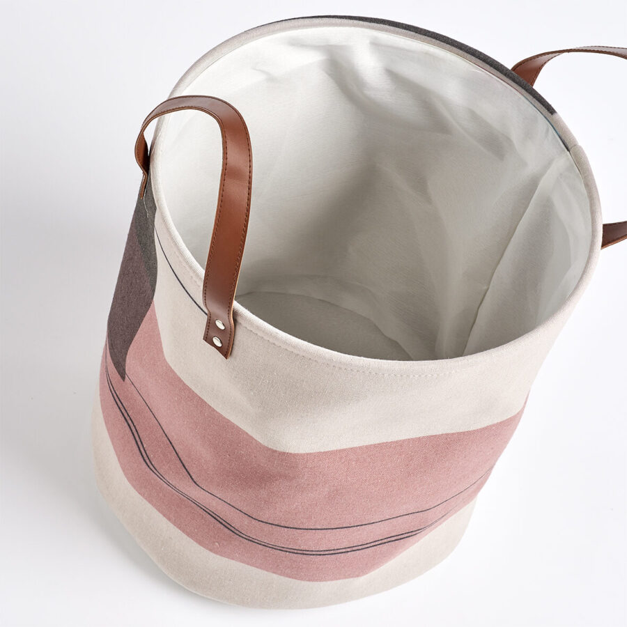 Aufbewahrungskorb "Modern", Leinen – Ansicht 2