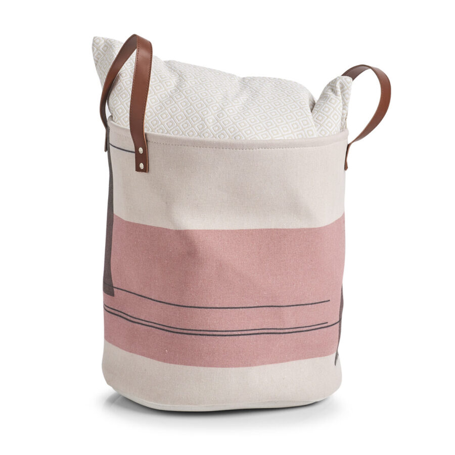 Aufbewahrungskorb "Modern", Leinen – Ansicht 3