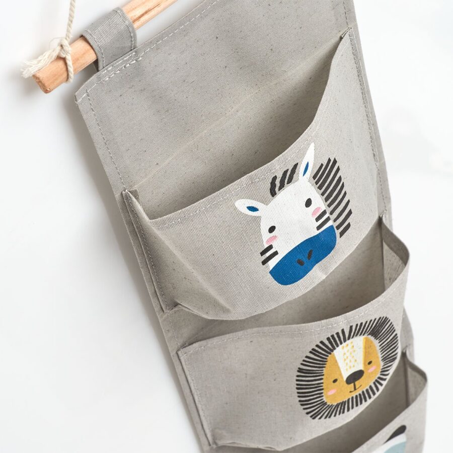 Hänge-Aufbewahrung "Animals", Baumwolle/Polyester – Ansicht 3