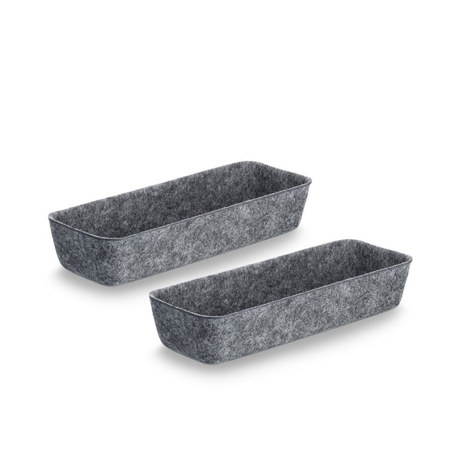 Organizer-Set, 8-tlg., Filz, grau – Ansicht 5