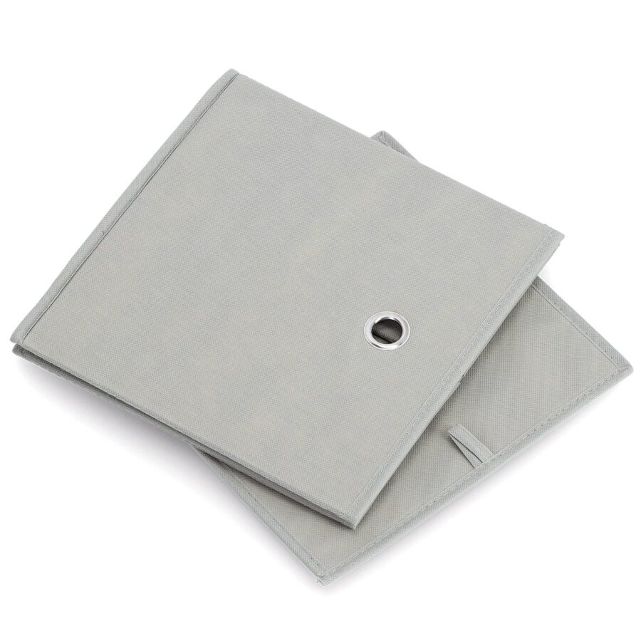 Aufbewahrungsbox, Vlies, hellgrau – Ansicht 2