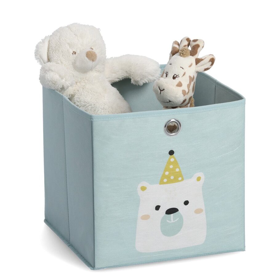 Aufbewahrungsbox "Icebear", Vlies, mint – Ansicht 2