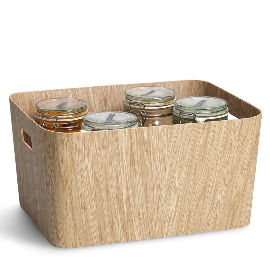 Aufbewahrungsbox "Holz", Pappe – Ansicht 2