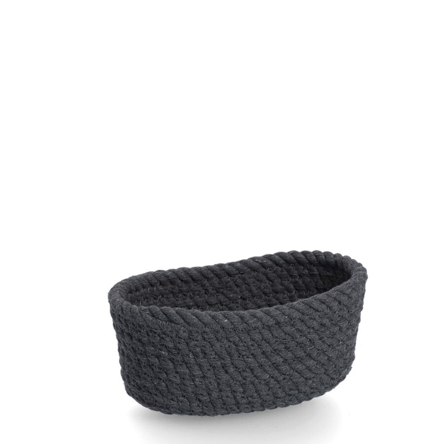 Aufbewahrungskorb-Set, 3-tlg., Baumwolle, – Ansicht 3