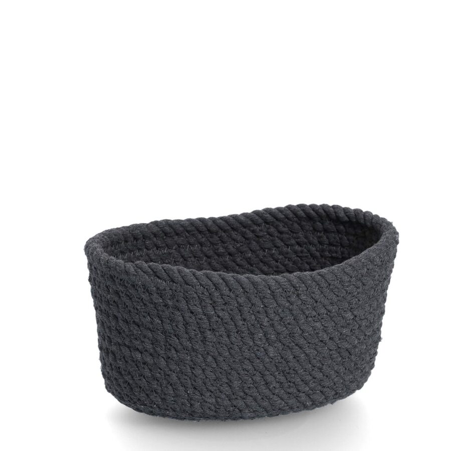 Aufbewahrungskorb-Set, 3-tlg., Baumwolle, – Ansicht 4