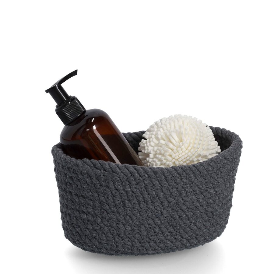 Aufbewahrungskorb-Set, 3-tlg., Baumwolle, – Ansicht 8