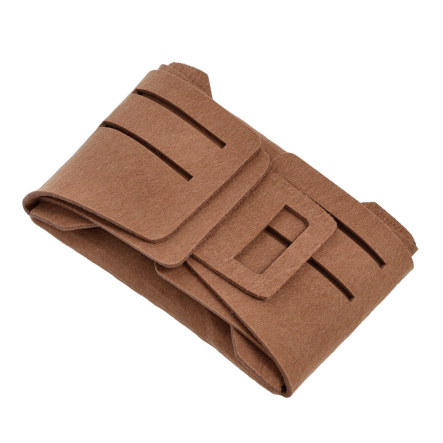 Aufbewahrungskorb, Filz, cognac – Ansicht 4