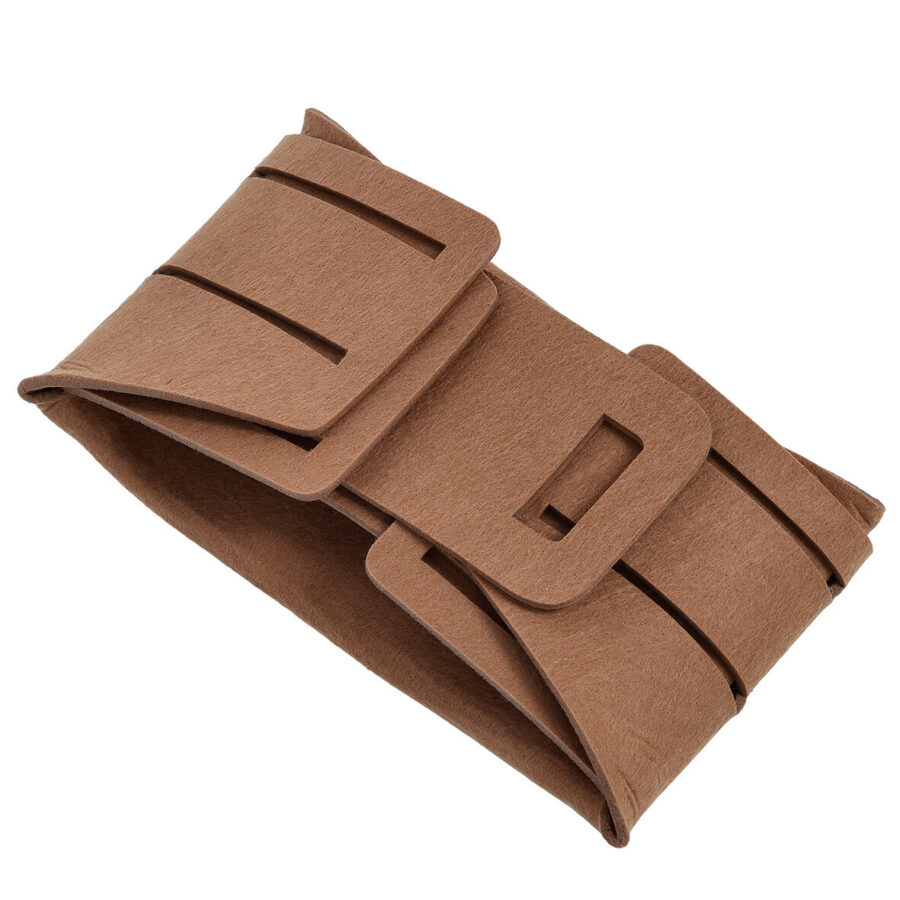 Aufbewahrungskorb, Filz, cognac – Ansicht 2