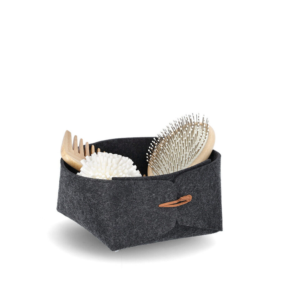 Aufbewahrungskorb, Filz, anthrazit – Ansicht 6