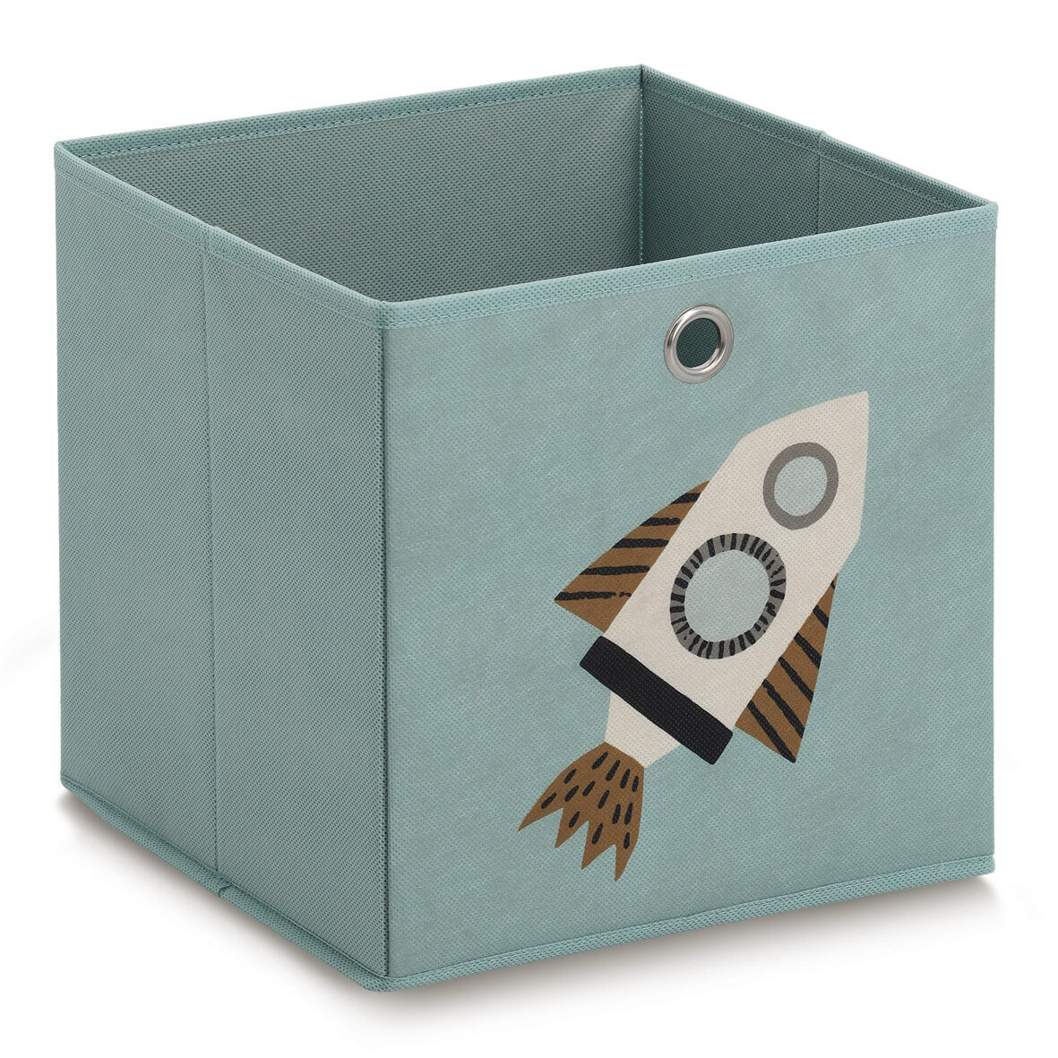 Aufbewahrungsbox "Rocket", Vlies, petrol