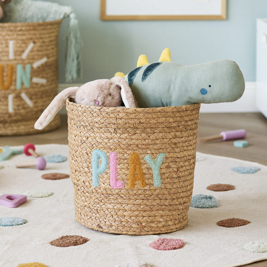 Aufbewahrungskorb "Play", Wasserhyazinthe – Lifestyle 1