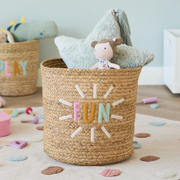 Aufbewahrungskorb "Fun", Wasserhyazinthe – Lifestyle 1