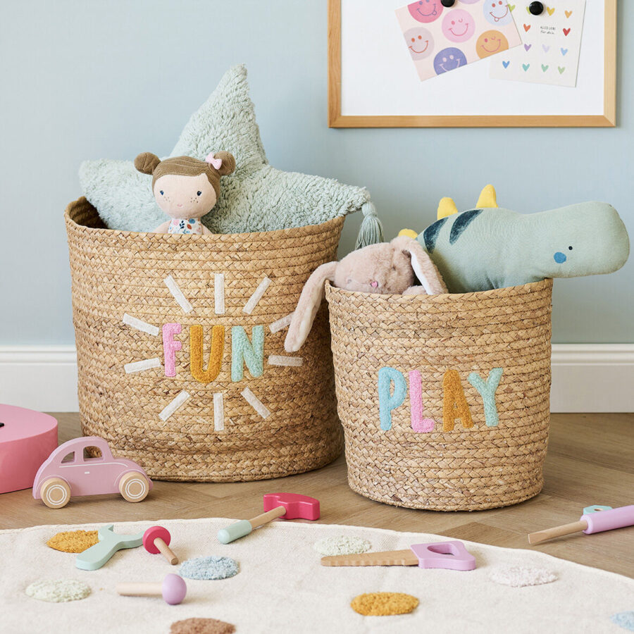 Aufbewahrungskorb "Fun", Wasserhyazinthe – Lifestyle 2