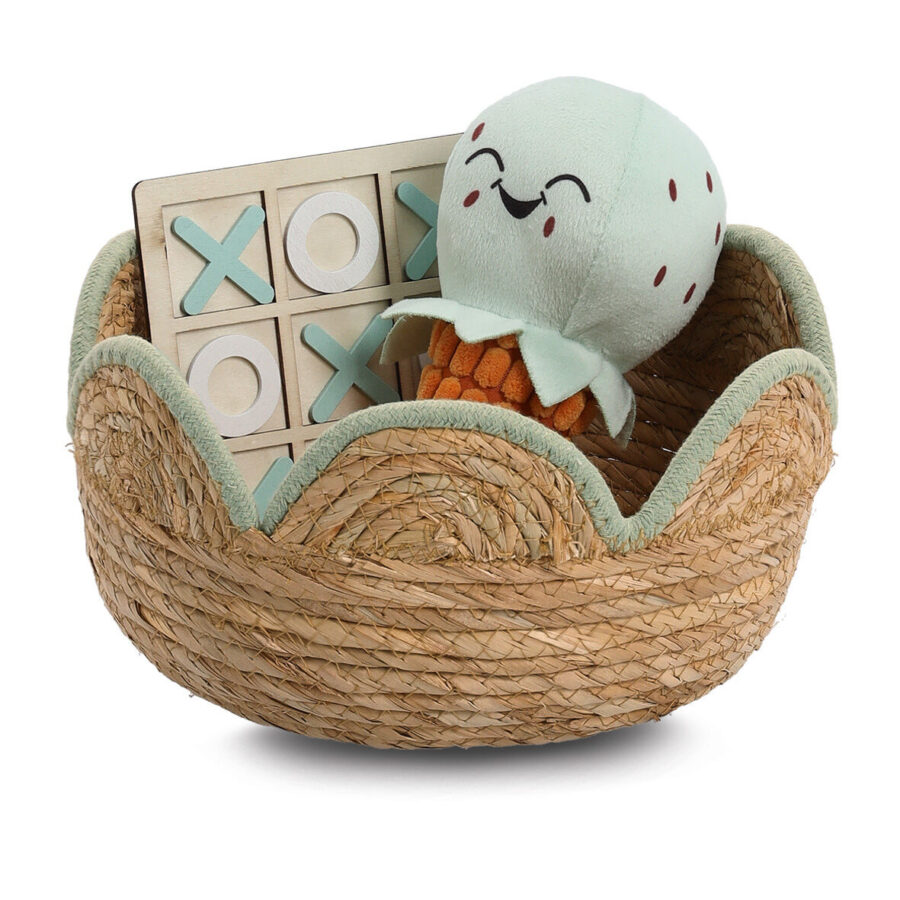 Aufbewahrungskorb, Binsengras, mint – Ansicht 2