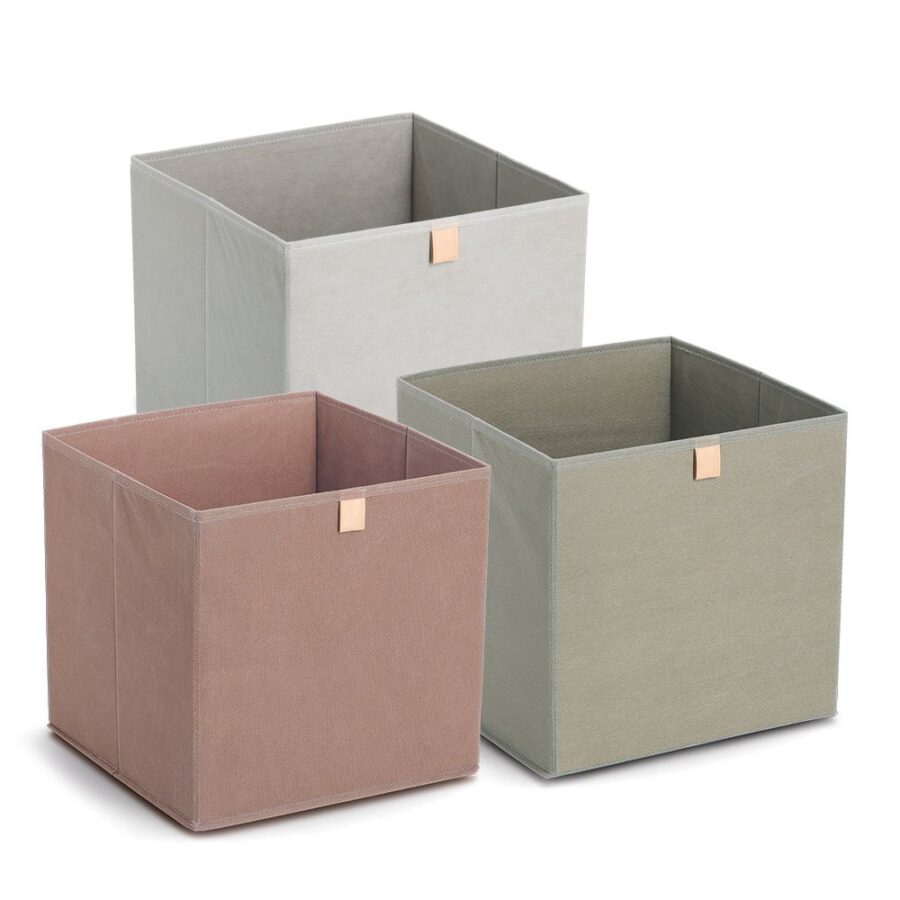 Aufbewahrungsbox , Vlies, khaki – Ansicht 2