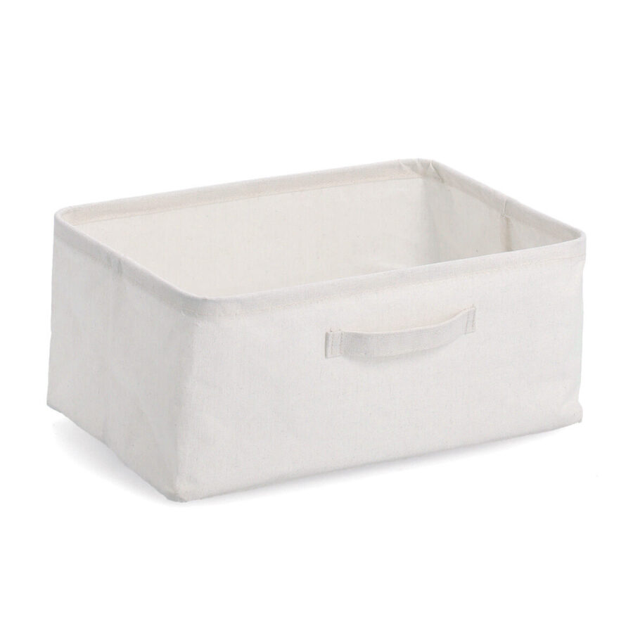 Aufbewahrungsbox, Polyester/Baumwolle, creme